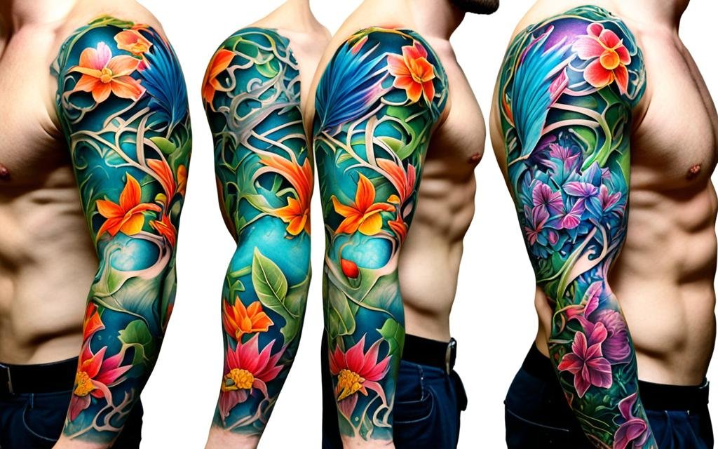 bio-organic tattoo designs